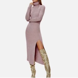 AFRM Jax Metallic Thread Maxi Sweater Dress